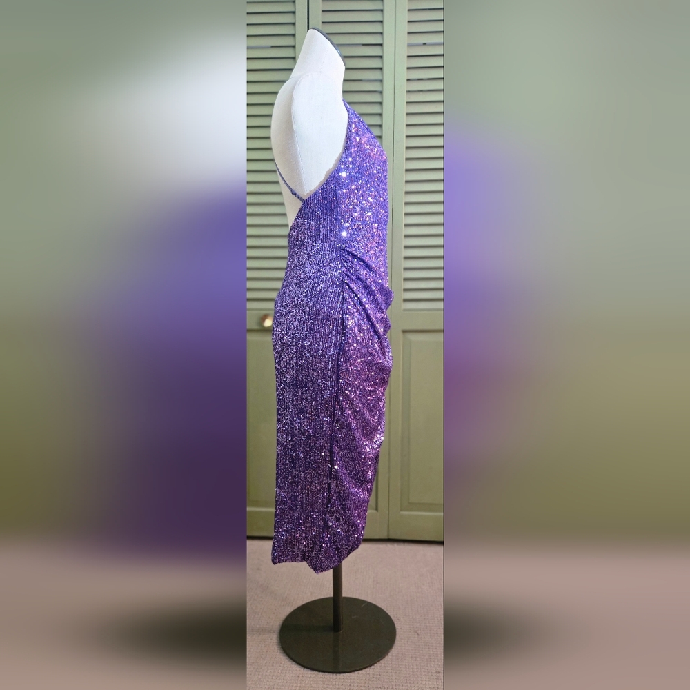 Fashion Nova Purple Sequin Dress - Picture 2 of 6